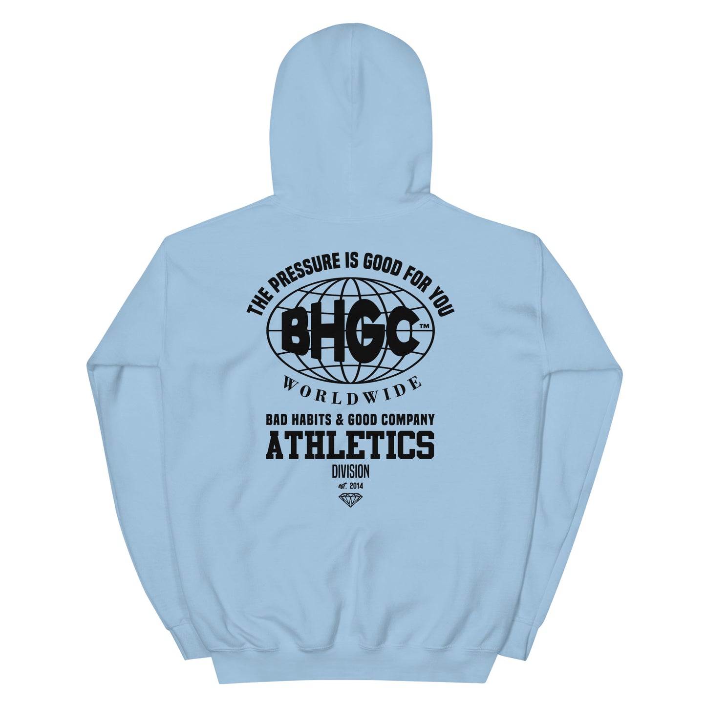 Unisex The Pressure is Good For You Hoodie (Black Ink)