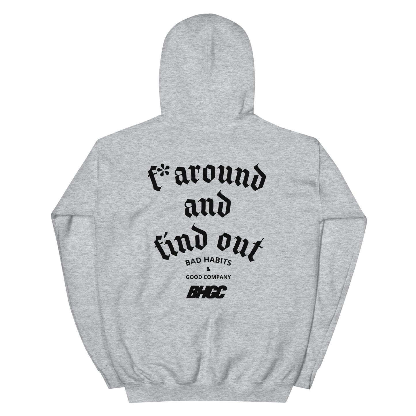 Unisex FAFO Hoodie (Black Ink)
