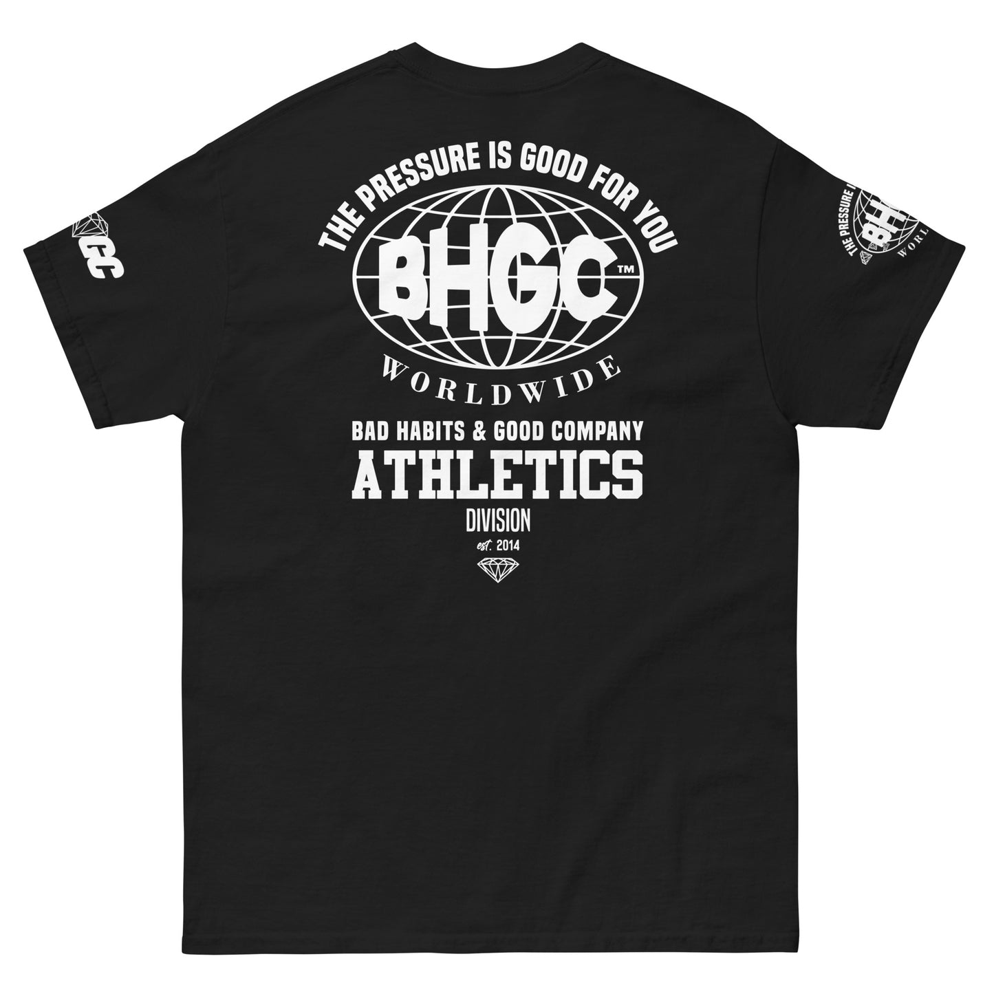 Pressure Make Diamond Tee (White Ink)