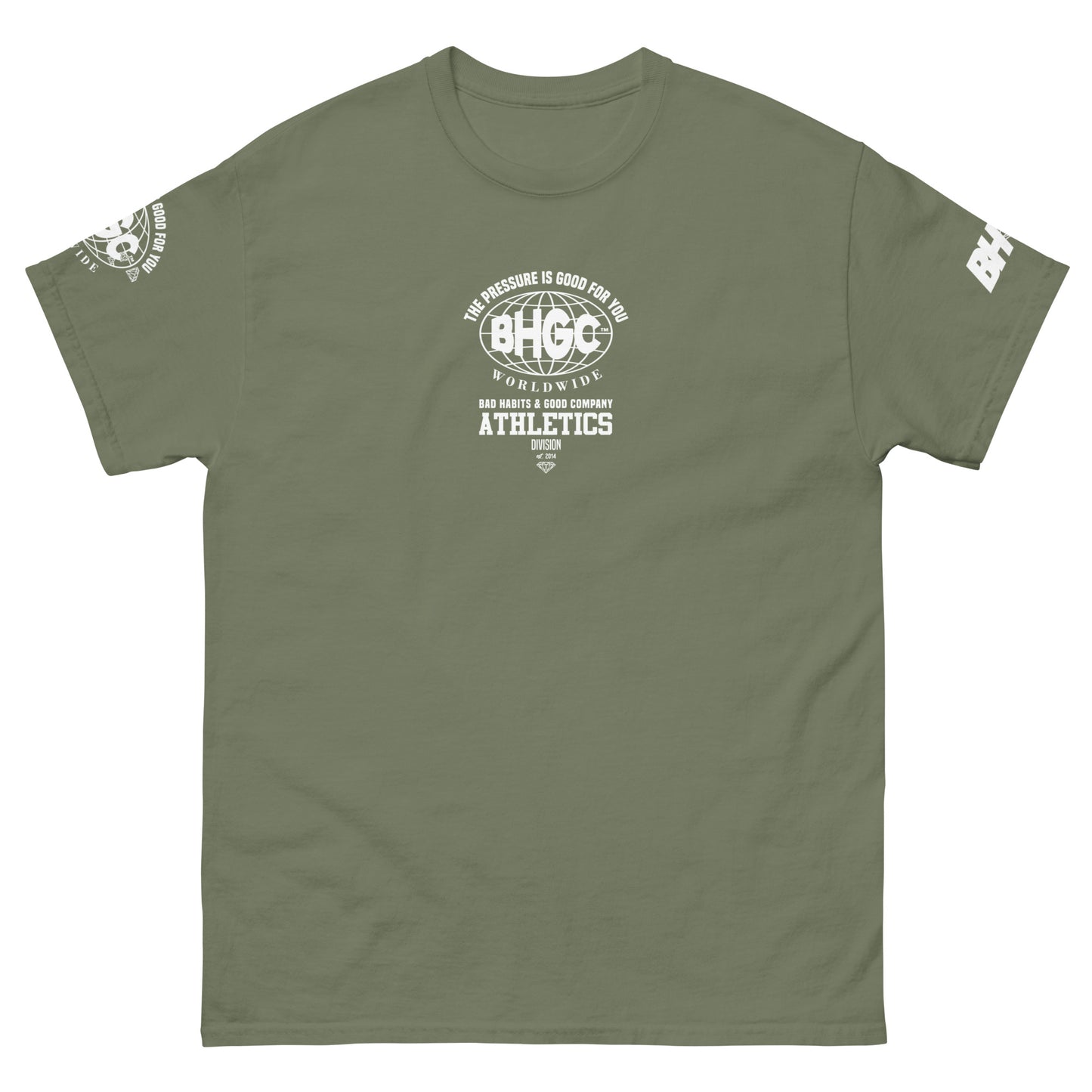 Pressure Make Diamond Tee (White Ink)