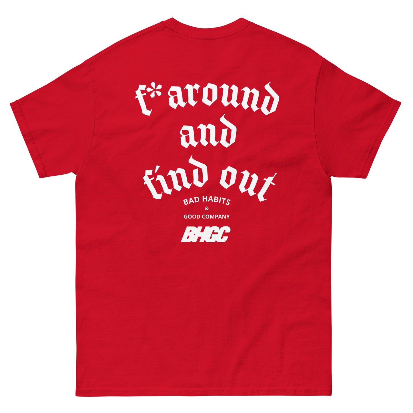 FAFO Tee (White Ink)