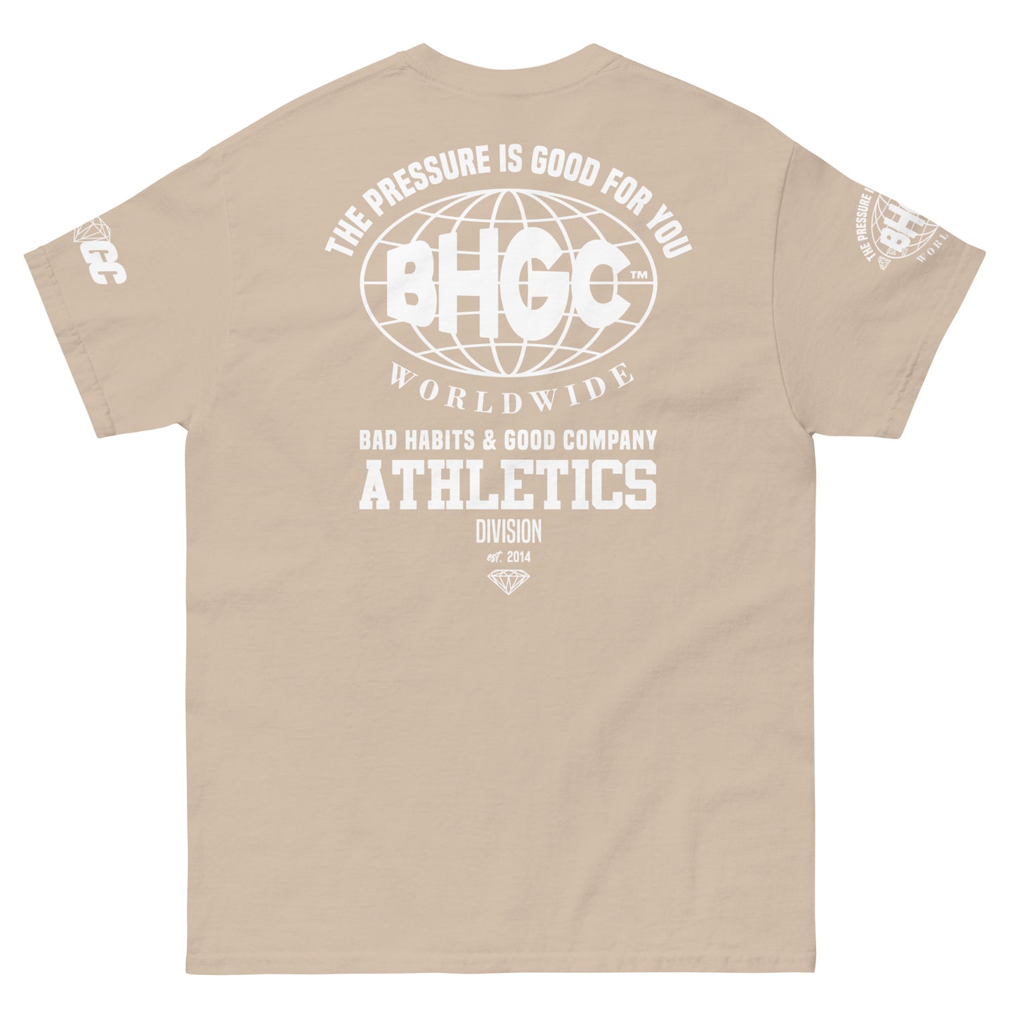 Pressure Make Diamond Tee (White Ink)