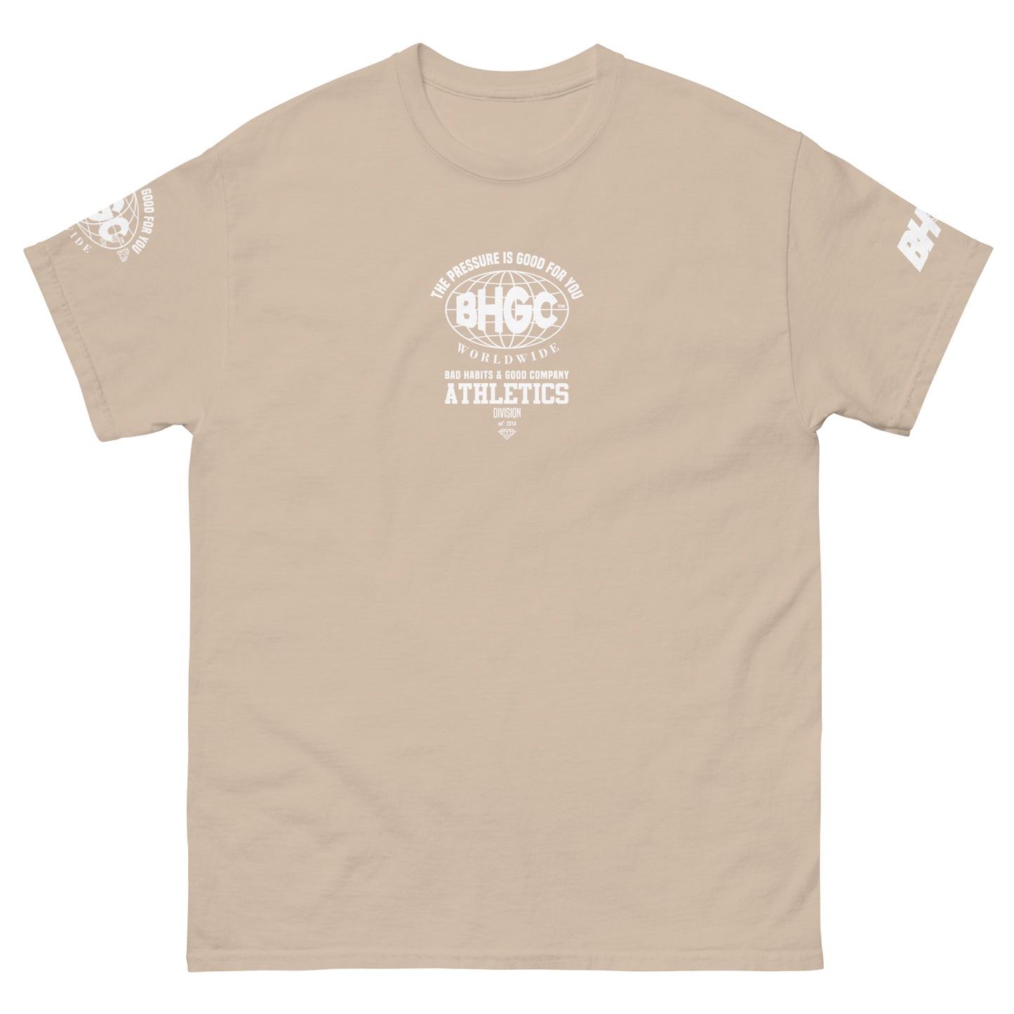 Pressure Make Diamond Tee (White Ink)